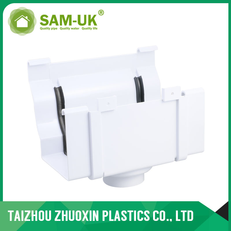 PVC Pipe Fittings PVC Rain Gutter Concrete Gutters