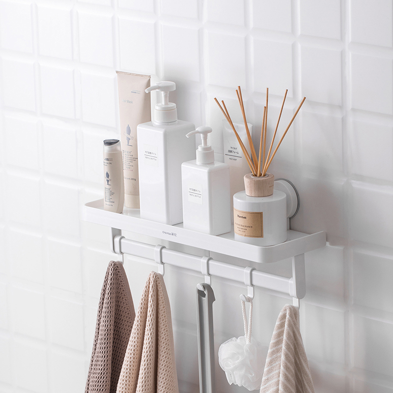 Damage free plastic hanging rack rail rack rail organizer