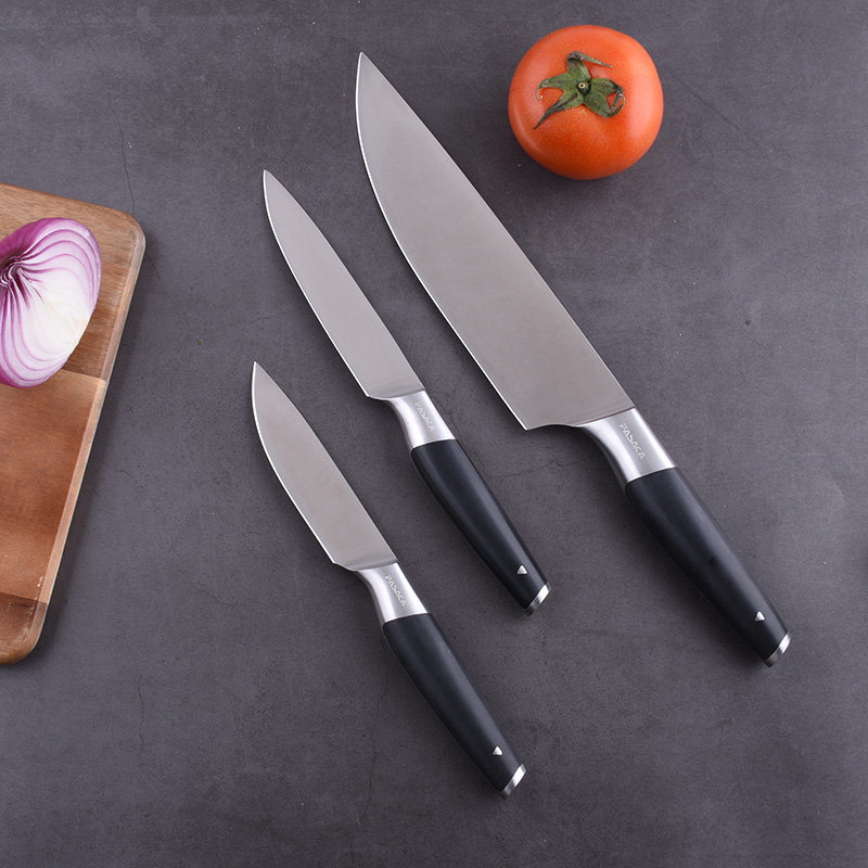 New Classic Kitchen Knives Set 3pcs Chef Knife Utility Knife Paring Knife