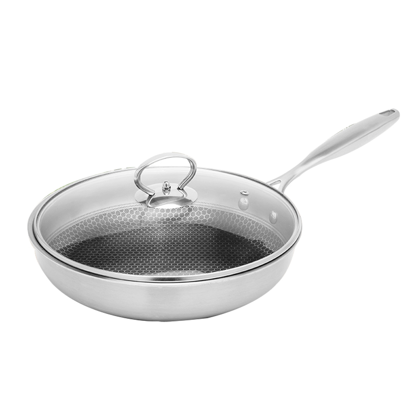 304 Stainlee Steel Fry Pan