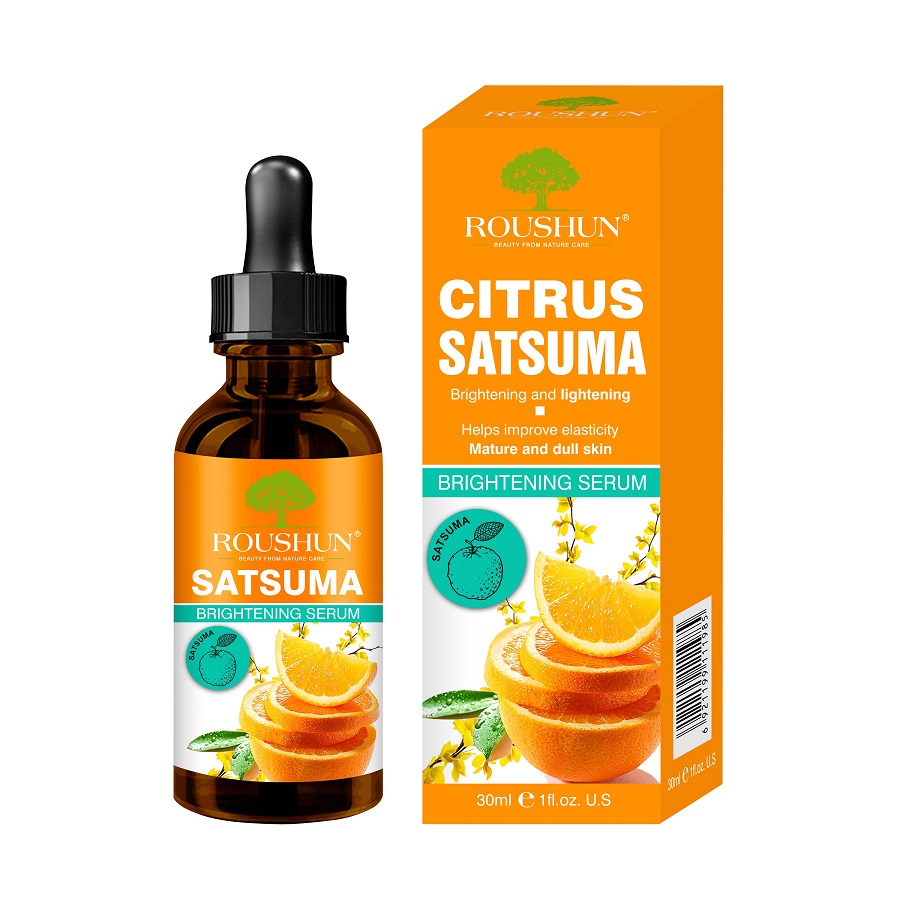 ROUSHUN Luxury Organic Facial Serum Private Label Citrus Satsuma Facial Serum
