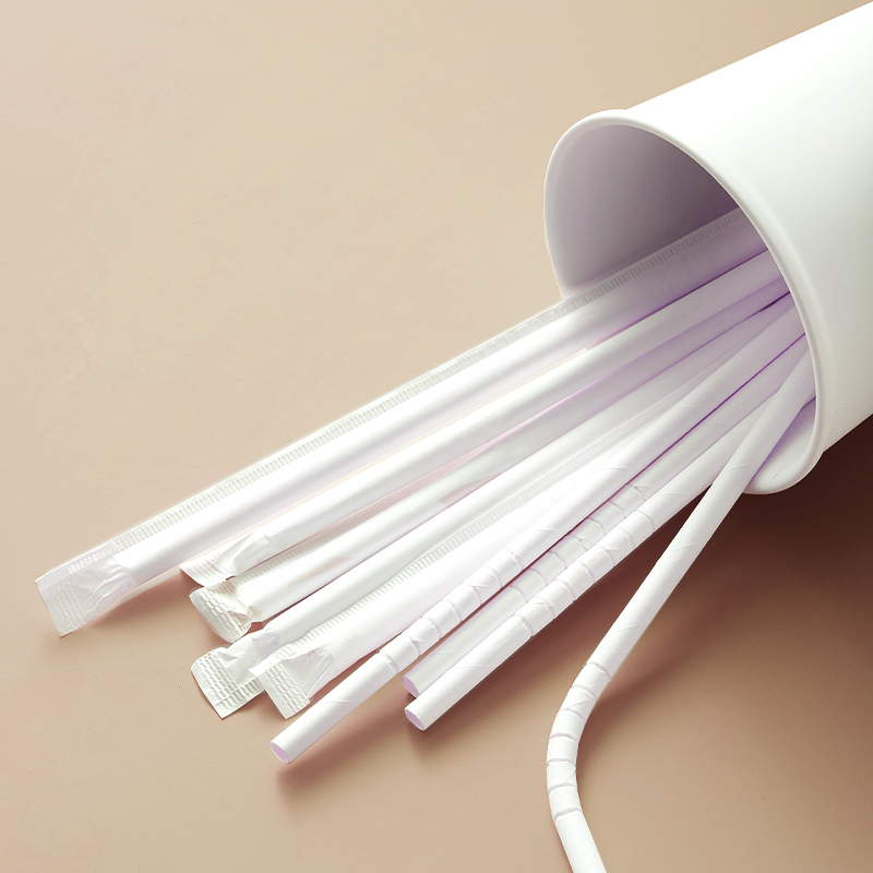 Individual wraped flexible paper straws,driking straws,50pcs/pack
