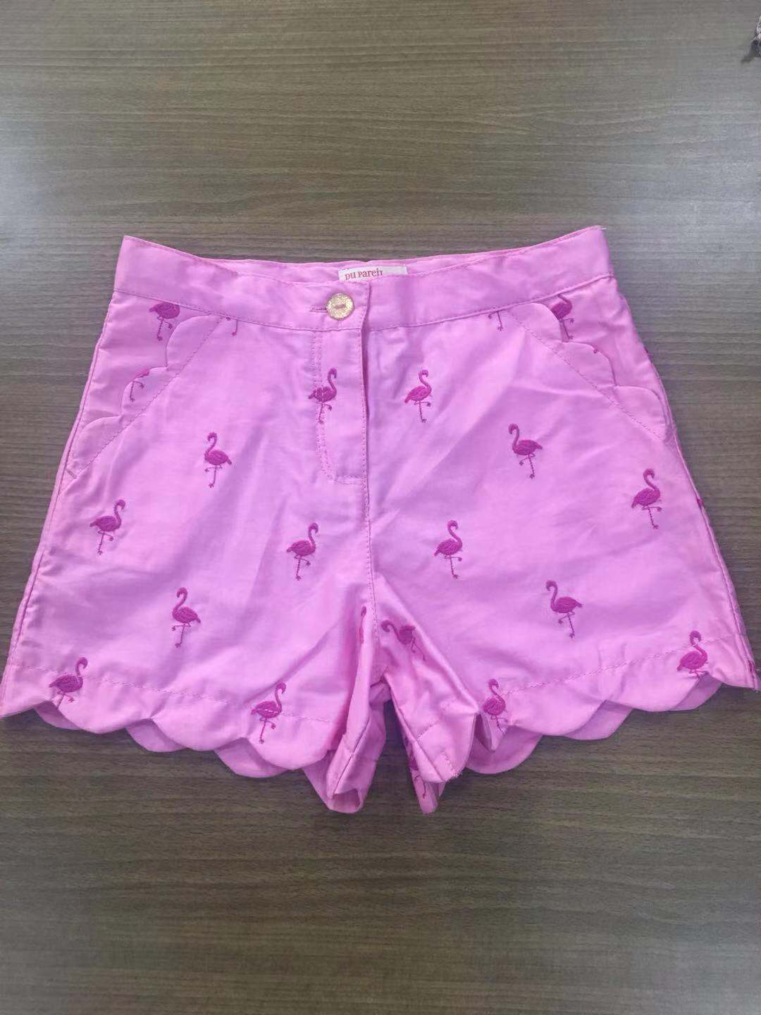 girl's woven short pants