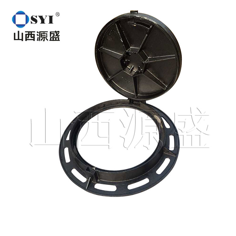 Inspection of rain water in nodular cast iron manhole cover anti-settlement well cover SYI