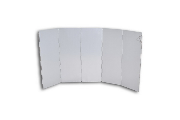 5pcs aluminum folding windscreen