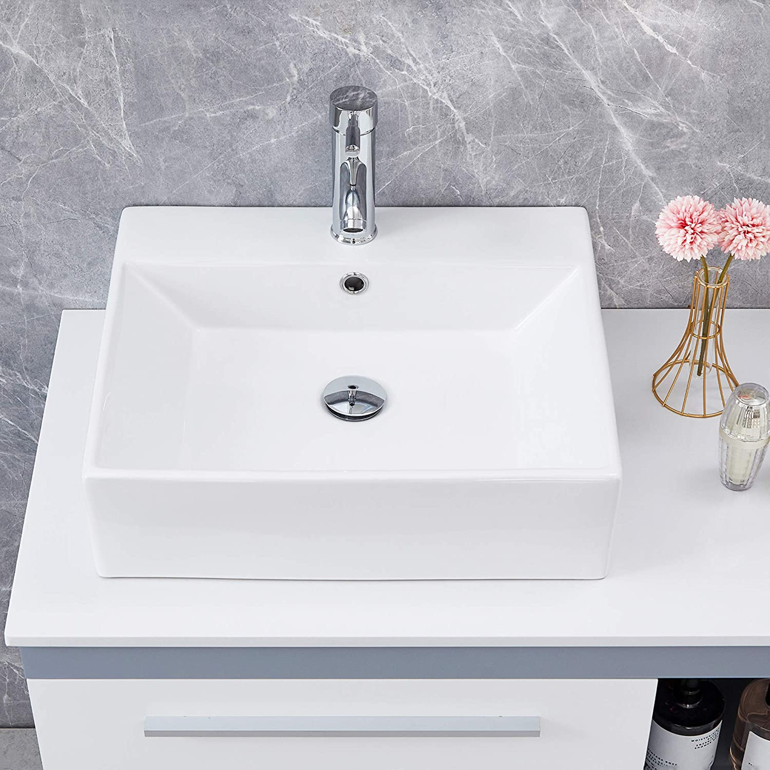 LB81201 square counter top Basin