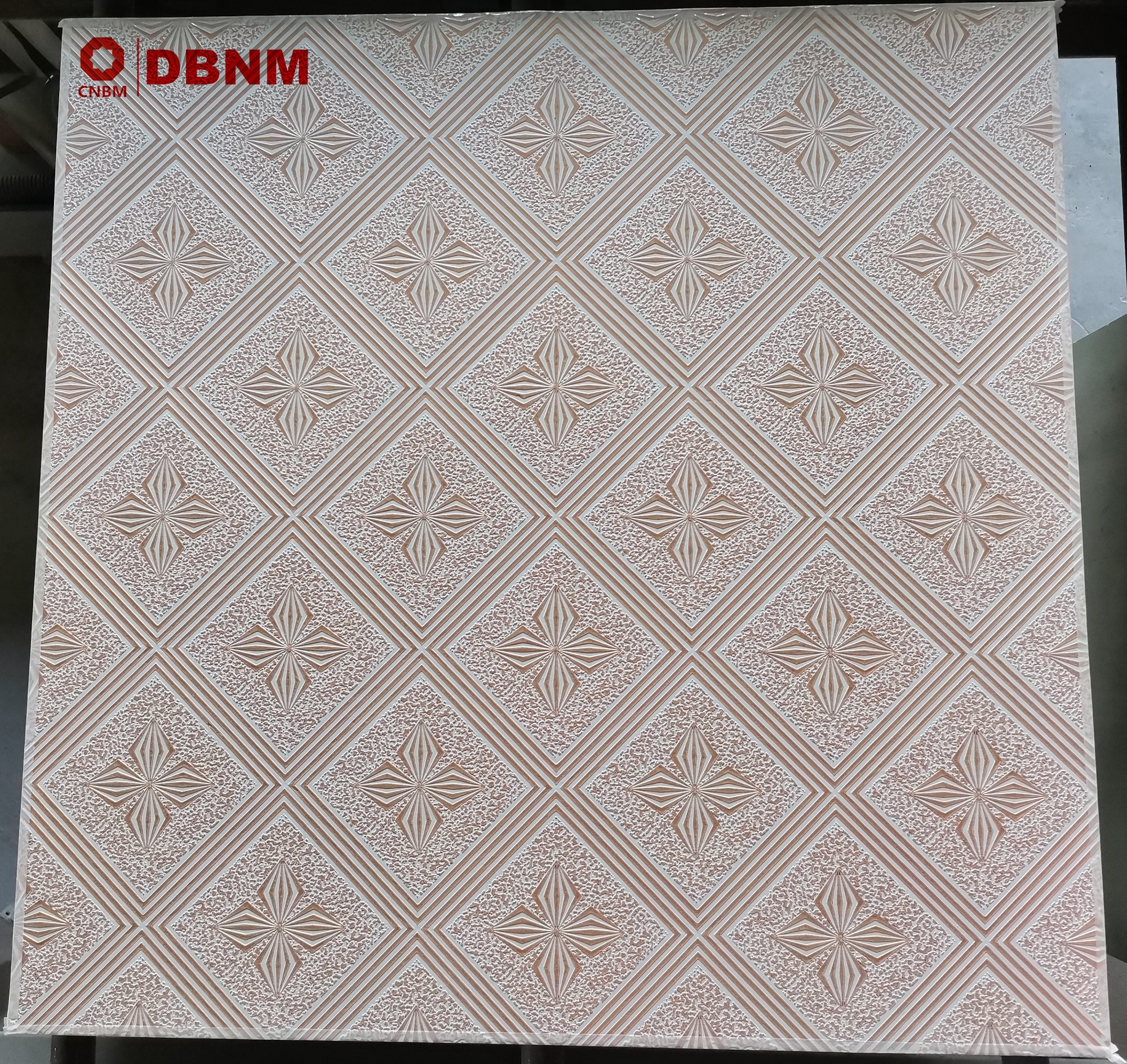 color Pvc Laminated Gypsum Ceiling Tiles With CE Certificate