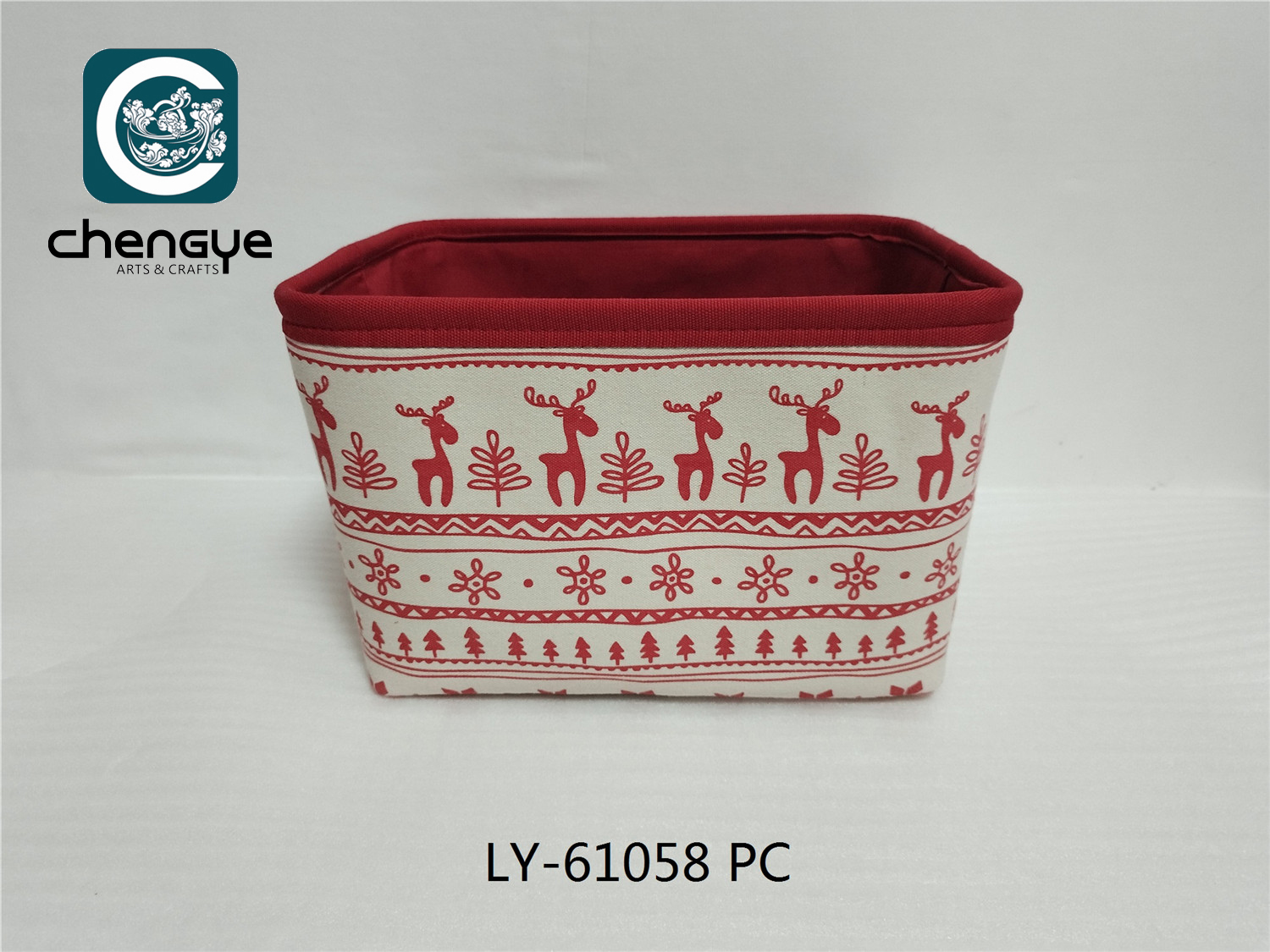 Christmas fabric basket, gift bag，storage basket