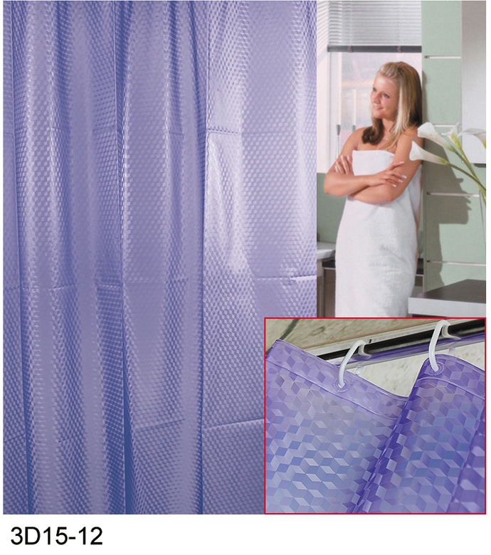 3d Peva Shower Curtain