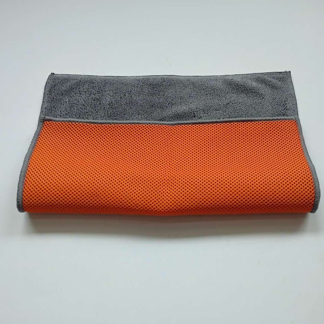 Coral fleece/sandwich mesh cloth
