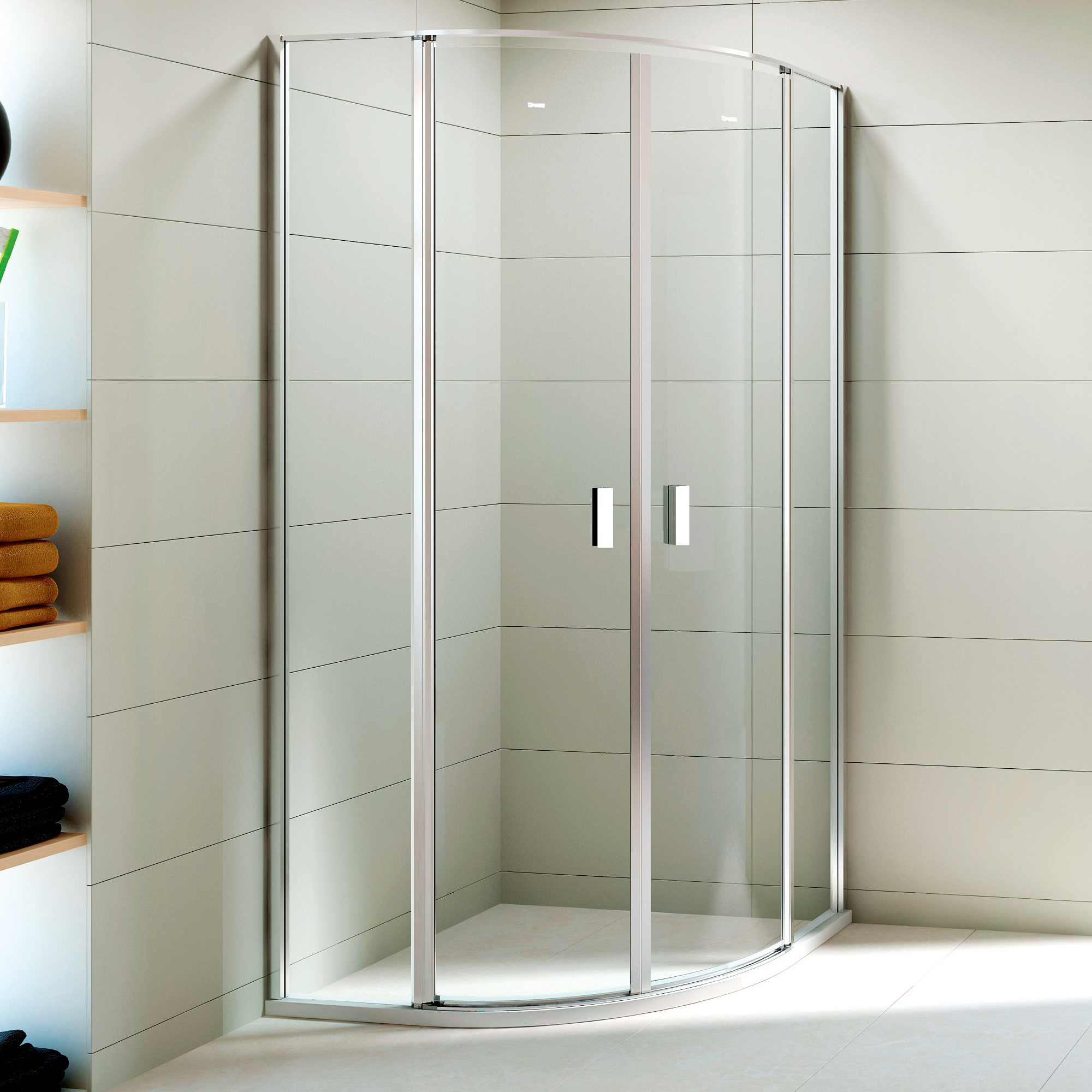 Quadrant shower enclosure,double pivot door glass shower room, simply european american shower cabin doors