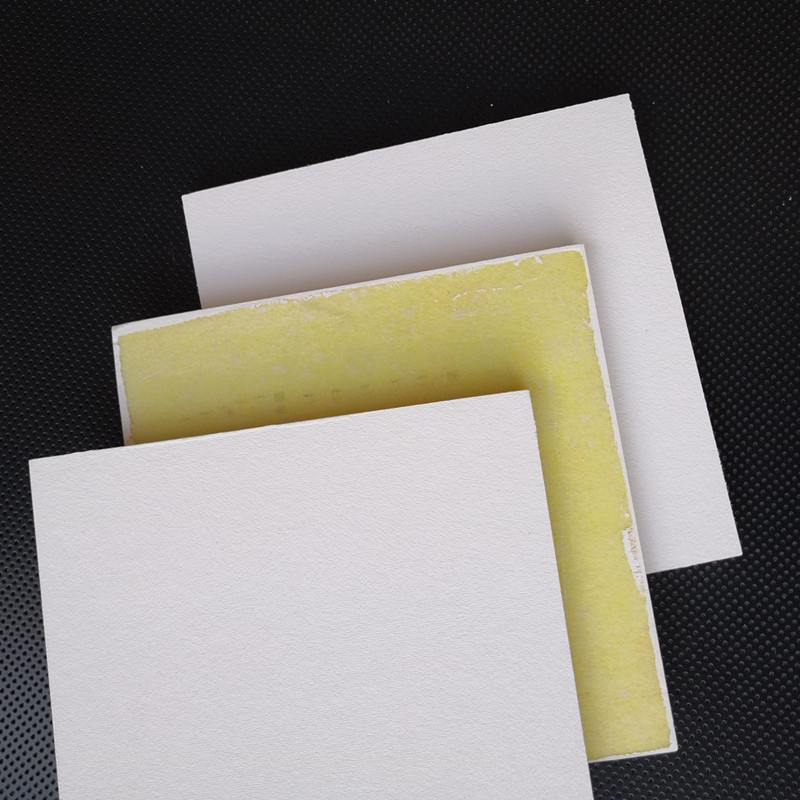 Fiberglass acoustic ceiling tiles