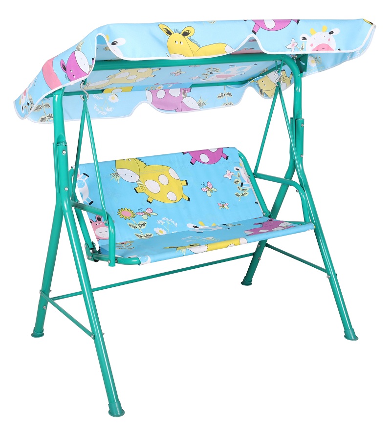 Double seats kids swing chair