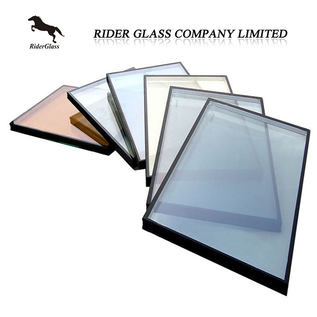 Rider tempered single double triple silver Low-E Insulating Insulated double glazing IGU Glass