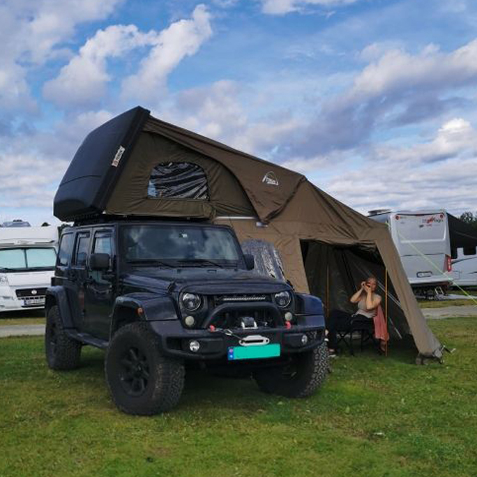 3-4 Person 4x4 Hardshell Roof Top Rooftop Car Camping Trailer Family Size Tent