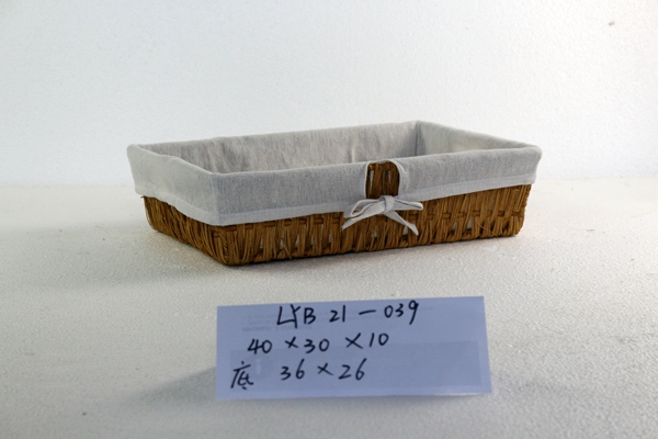 rattan woven storage basket