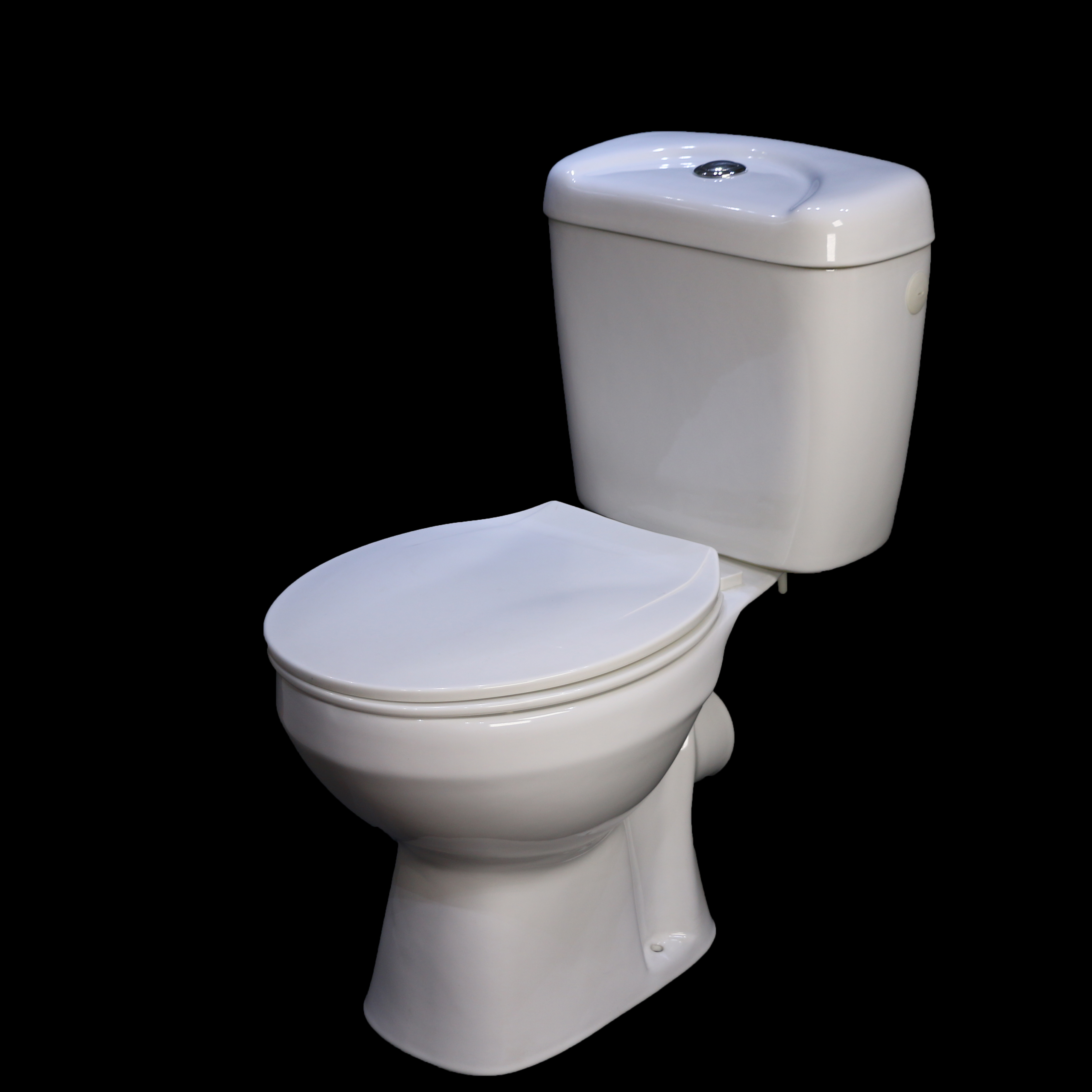 Round economic two piece WC Toilet european standard toilet