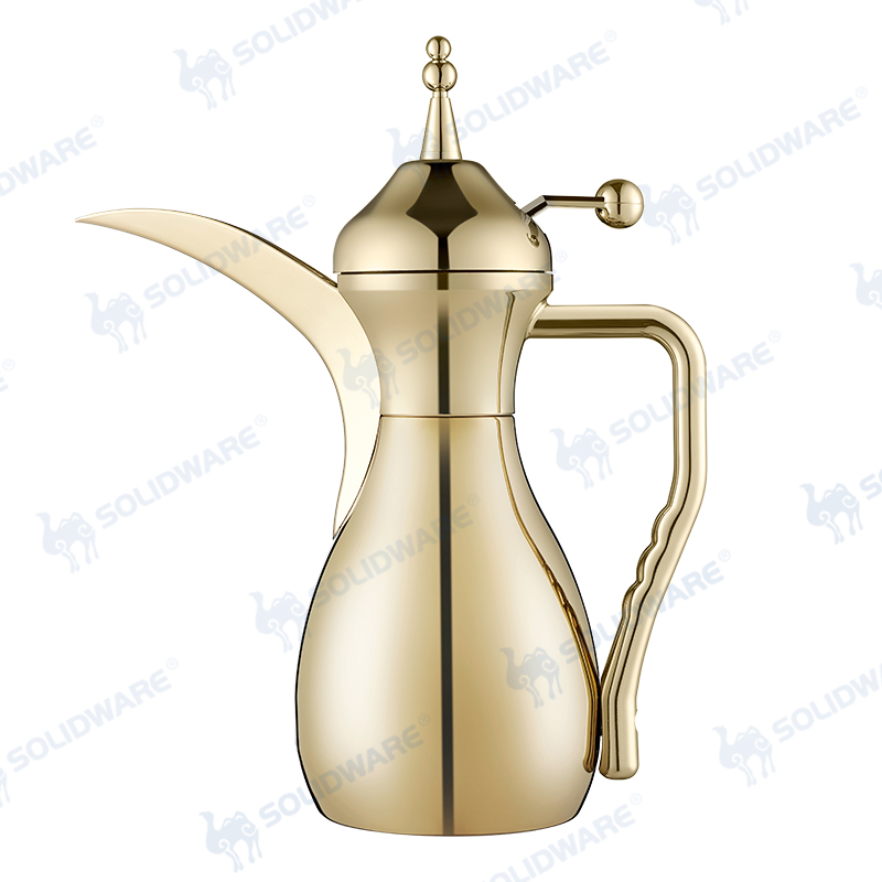 High Class Classic Popular Arabic Thermal Double Walled Stainless Steel Vacuum Pot