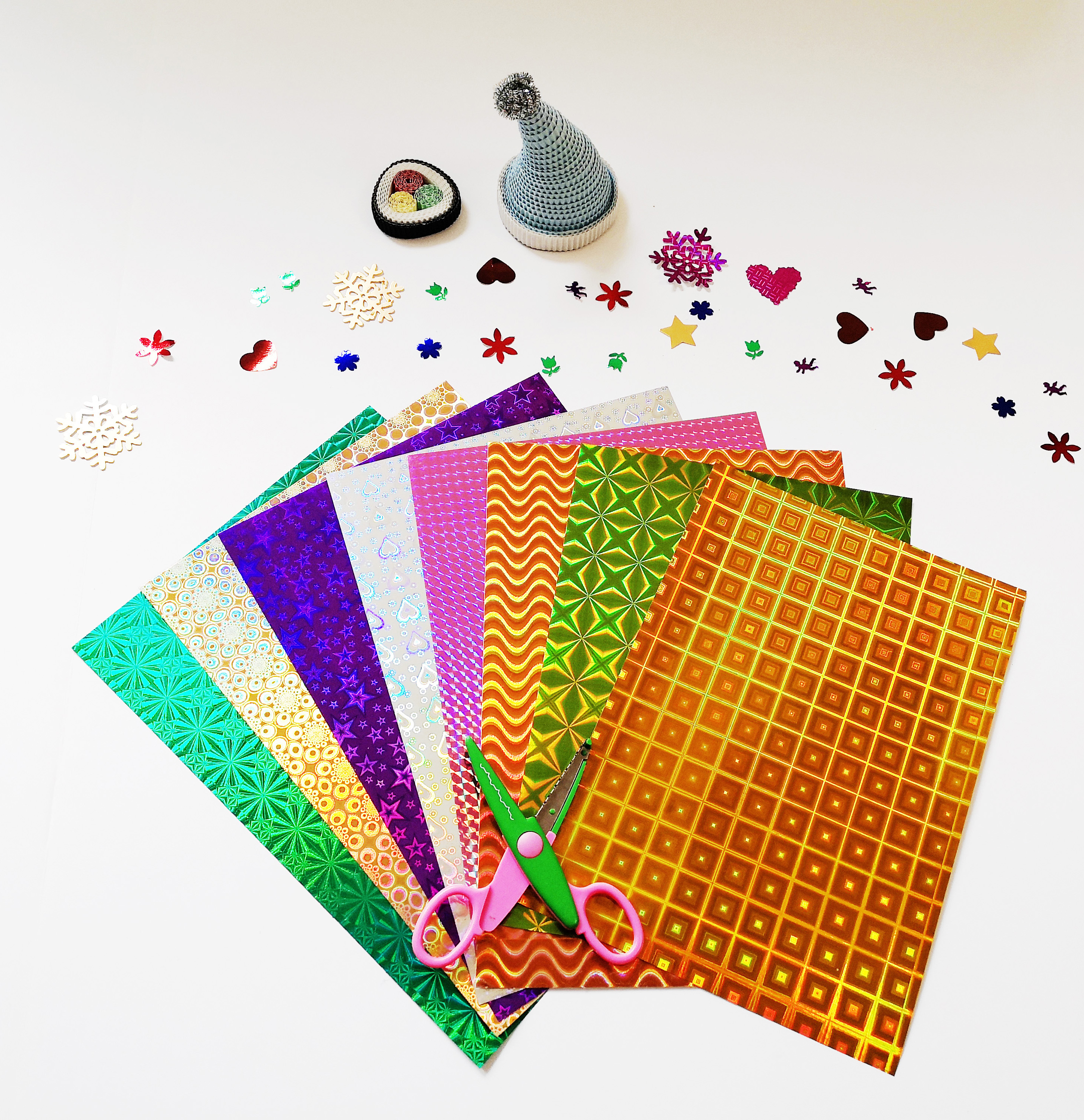 Hologram cardboard Laser paper Hologram pattern paper