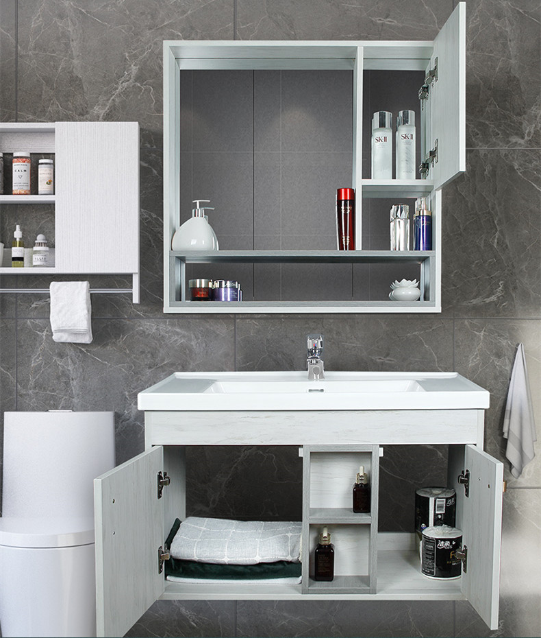 Modern simple bathroom furniture combination
