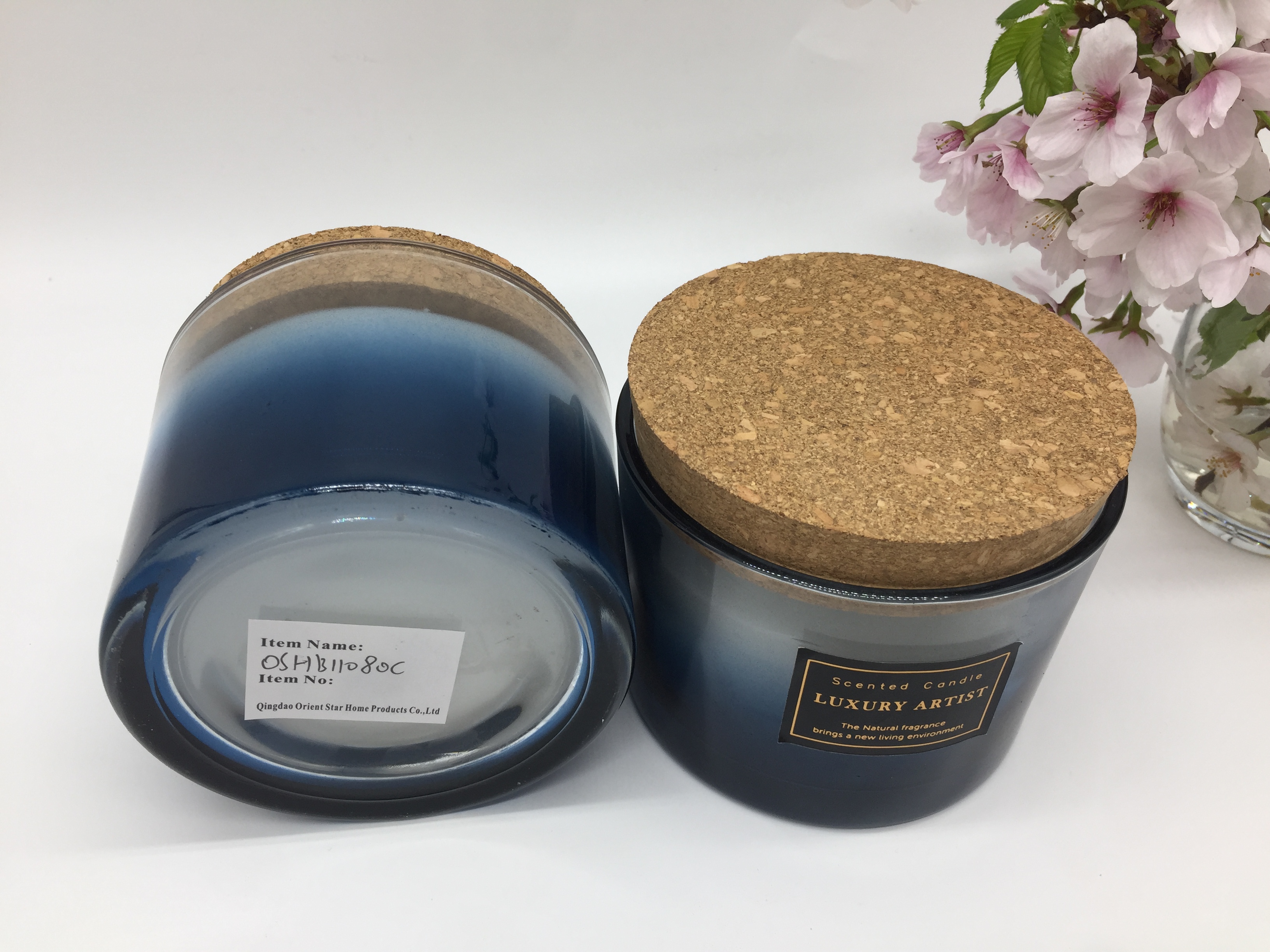 Wholesales Custom Private Label Luxury Large 3 Wick Scented Candles With Wooden Lid Wedding Gifts