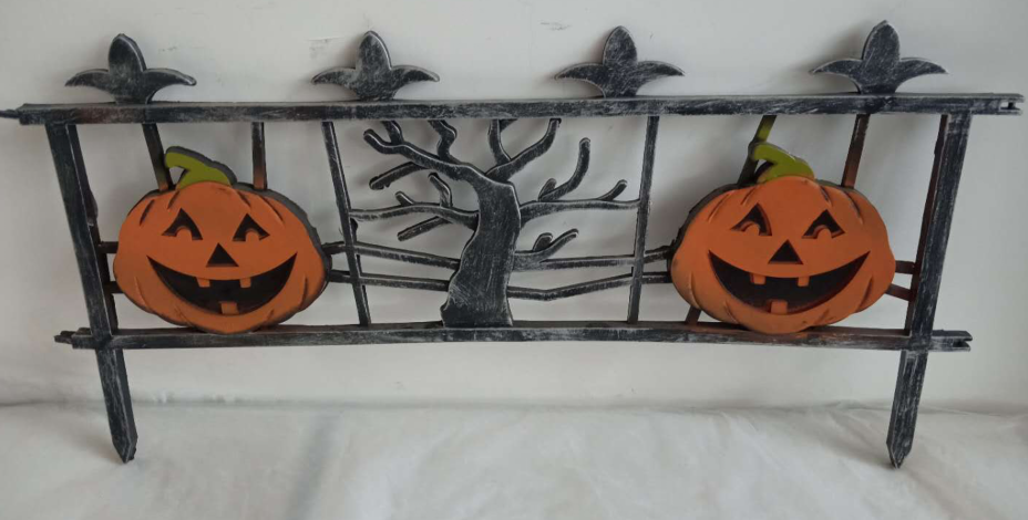 Halloween Plastic Yard Fence