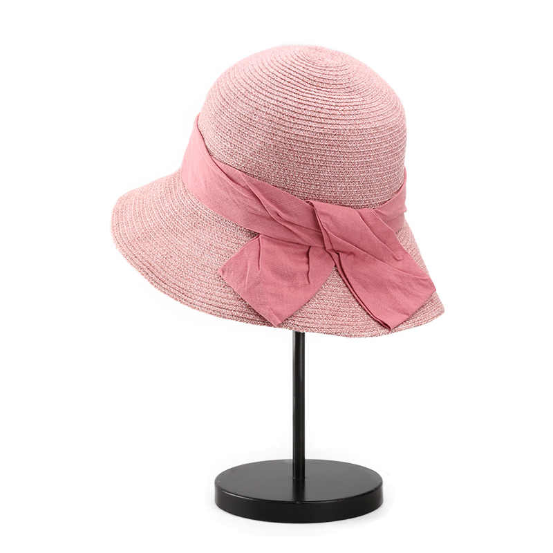 Foldable Straw Hat Washable Summer Cloche
