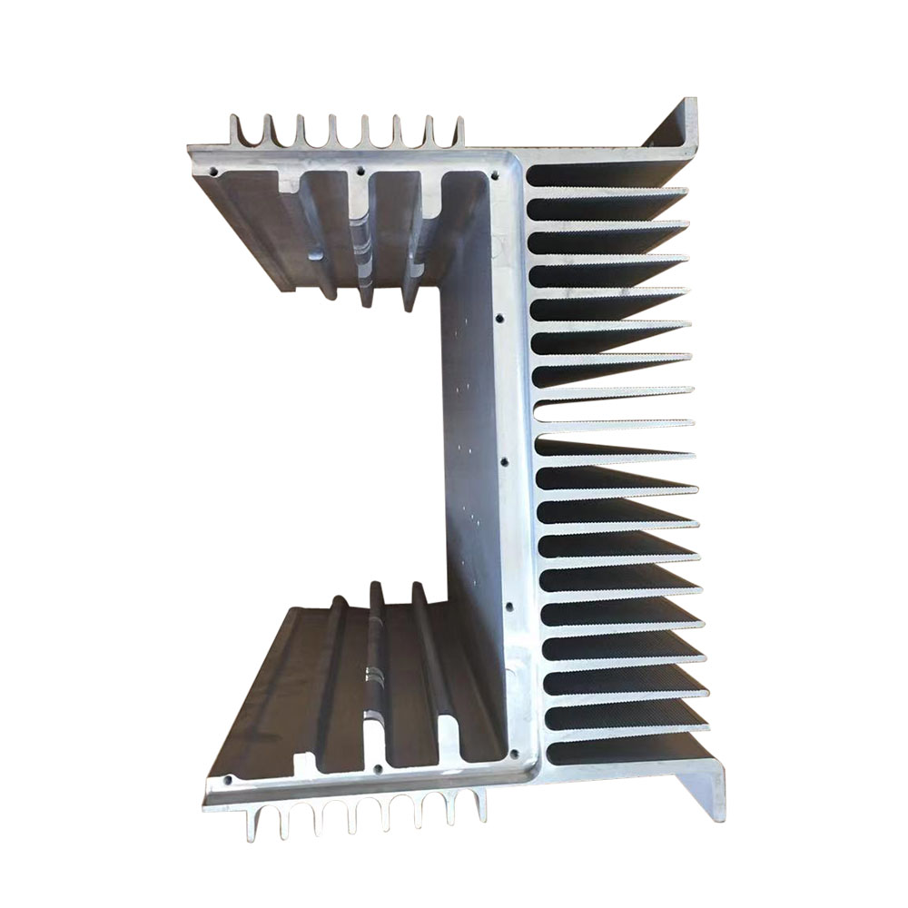 01 Aluminum Extruded Profile Factory Anodized Aluminum Extrusion / Extruded Heat Sink