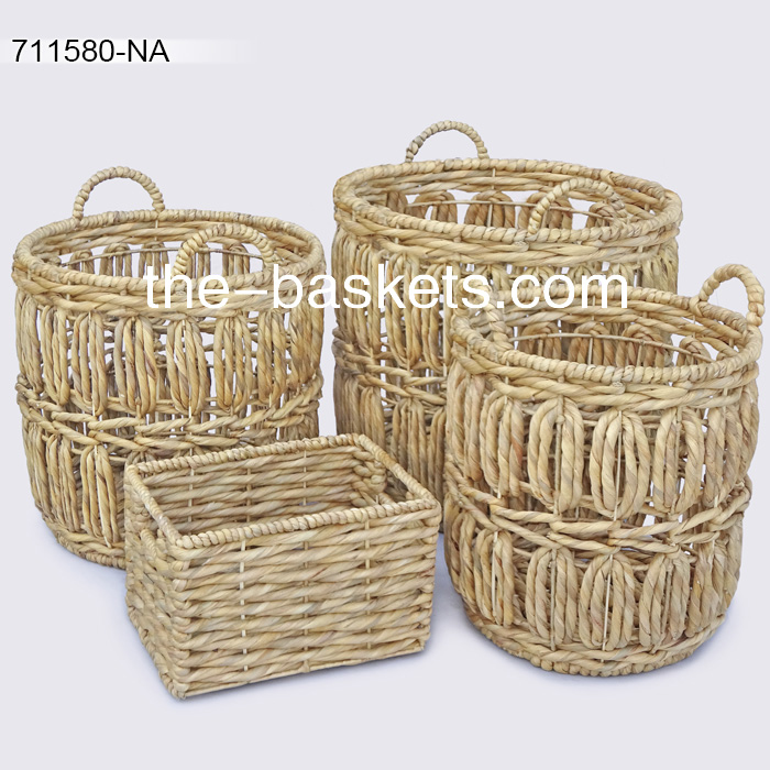 0-Water hyacinth basket