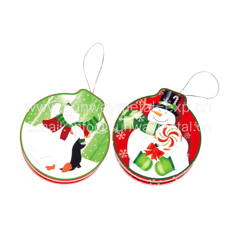 Christmas tin box