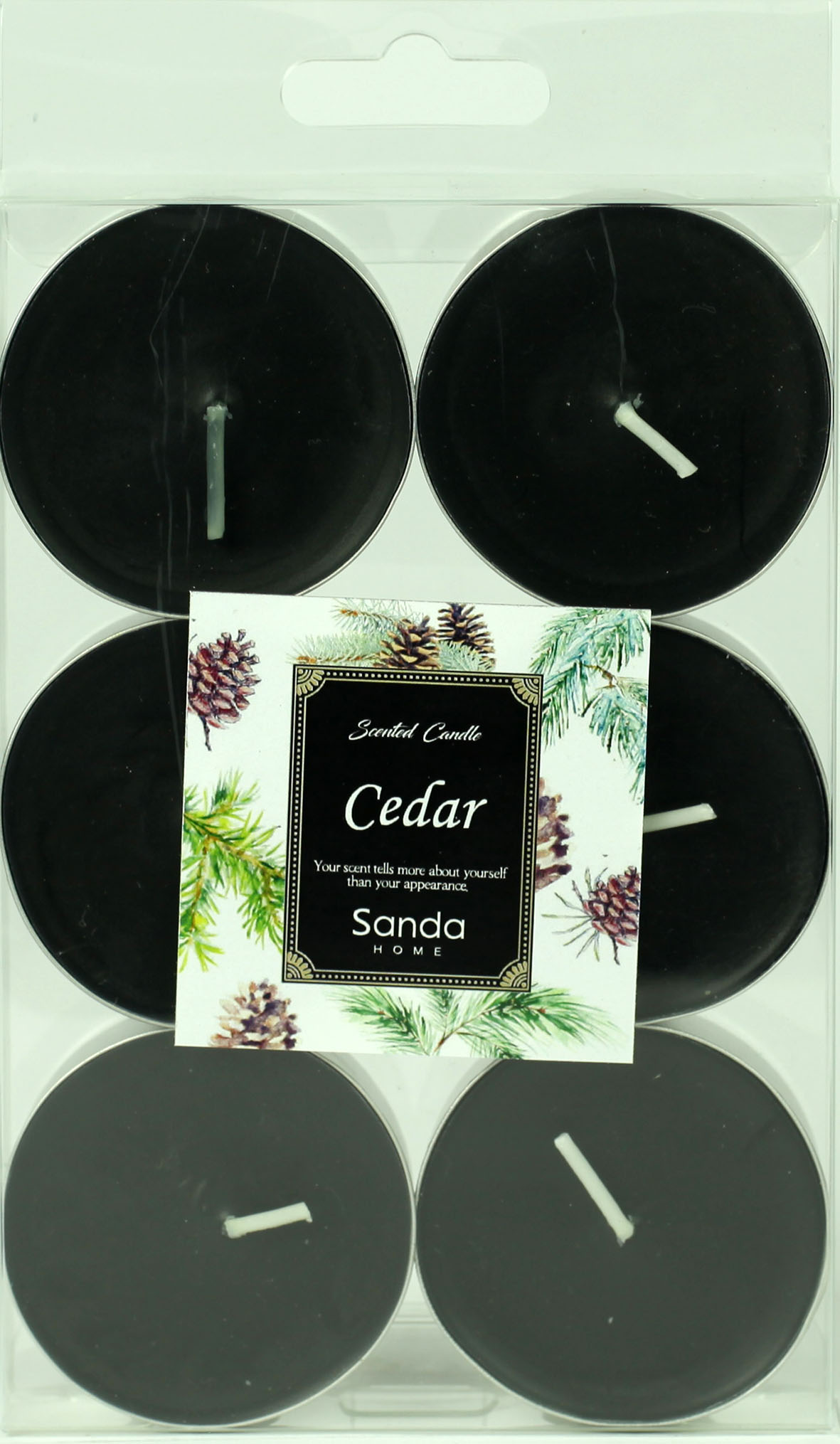 6pcs scented tealights