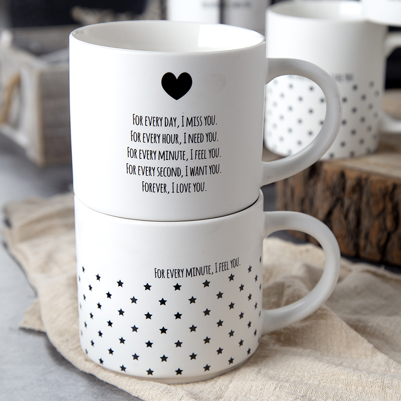 16oz Stackable Mug New Bone China With Decal Printing