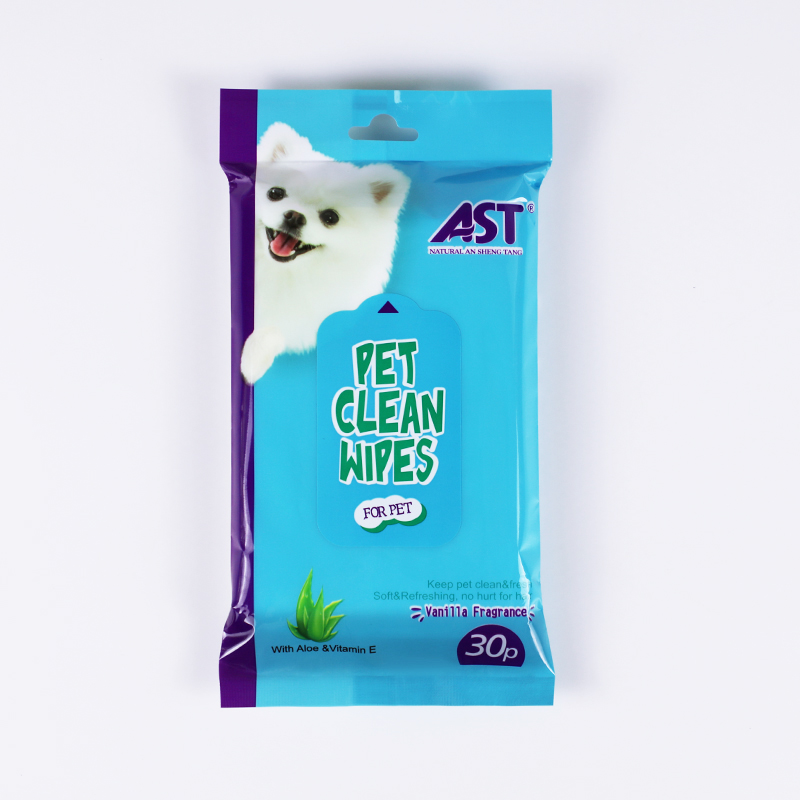 30pcs custom packaging dog cleaning deodorant pet wipes