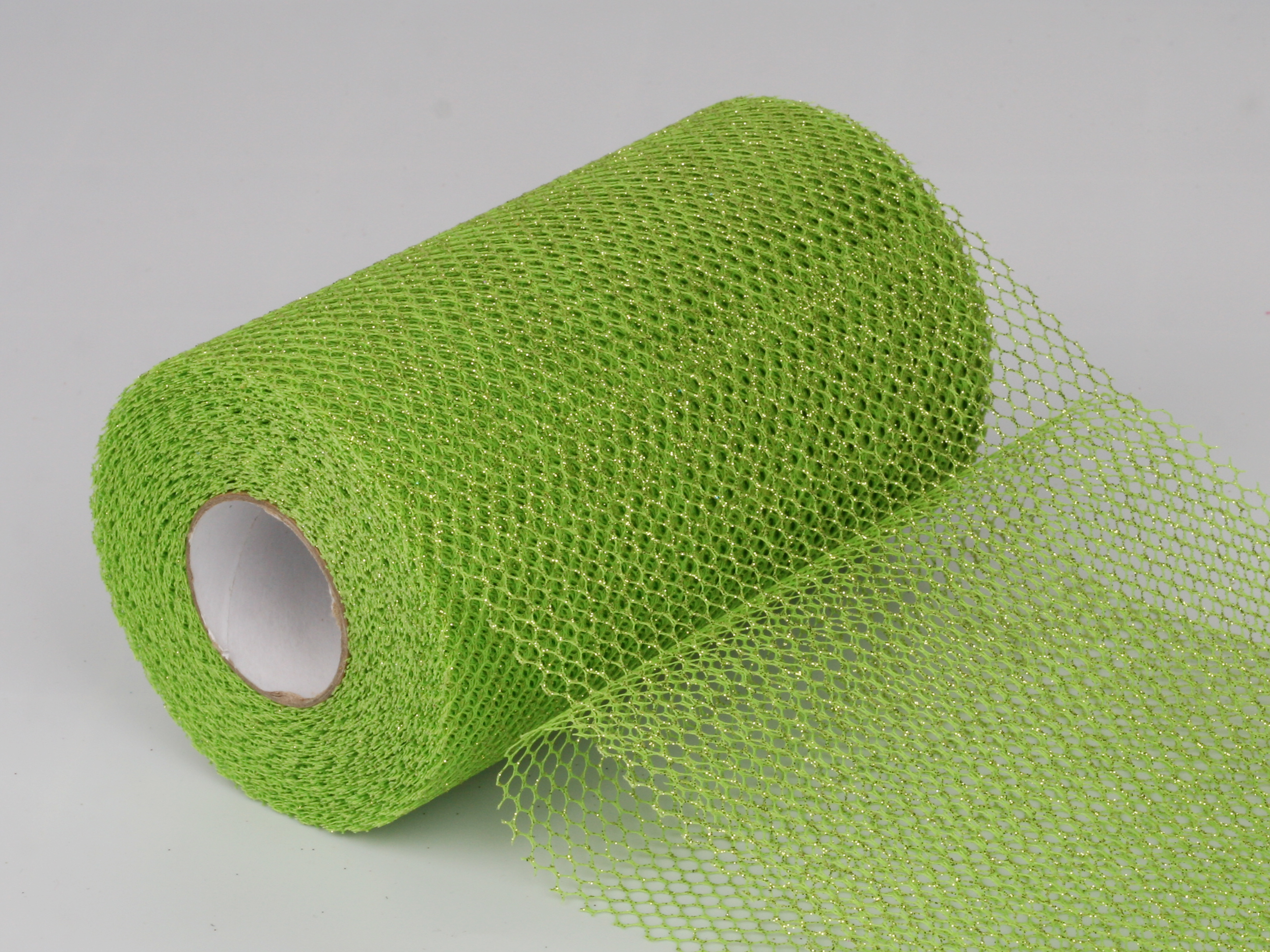 High quality decorative mesh hard mesh fabric thick mesh for festive Christmas Florist packaging