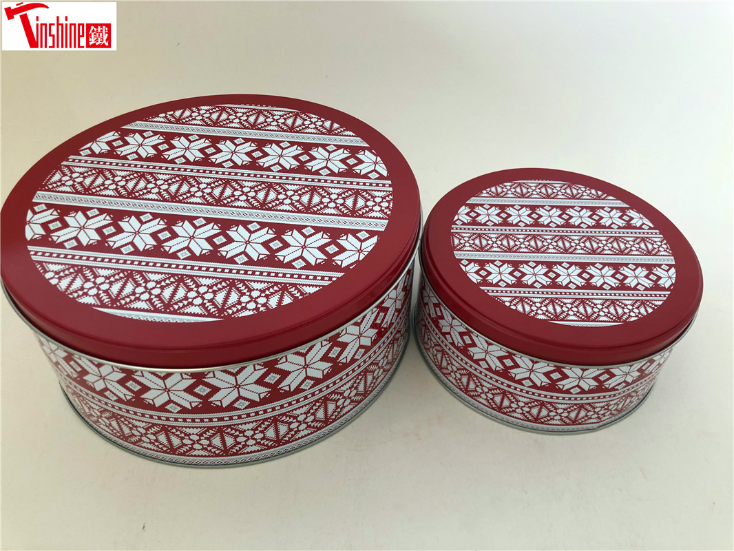 Round set tinbox food can, tinbox , gift box package box