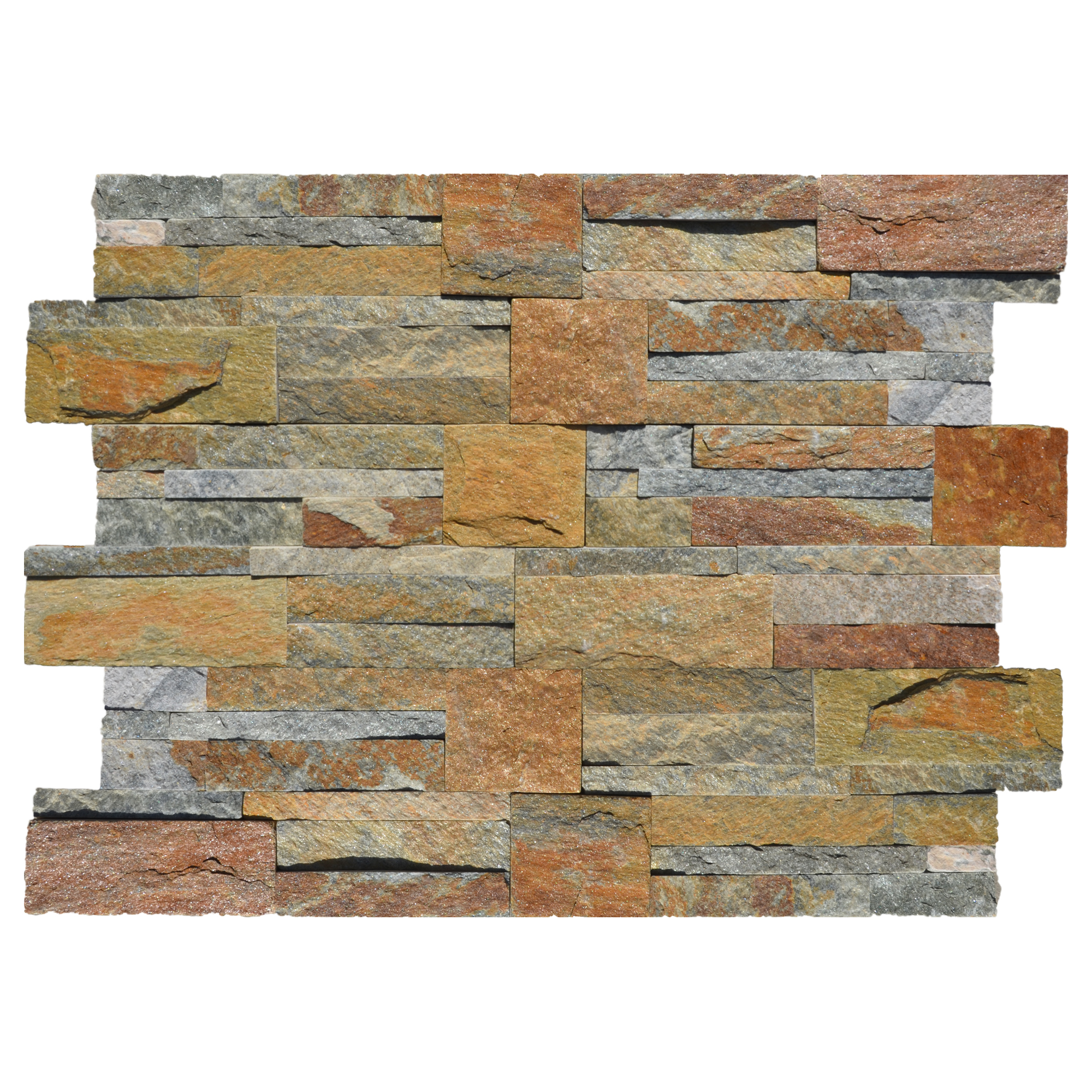 18*35cm Natural Rusty Slate Stone Wall Cladding