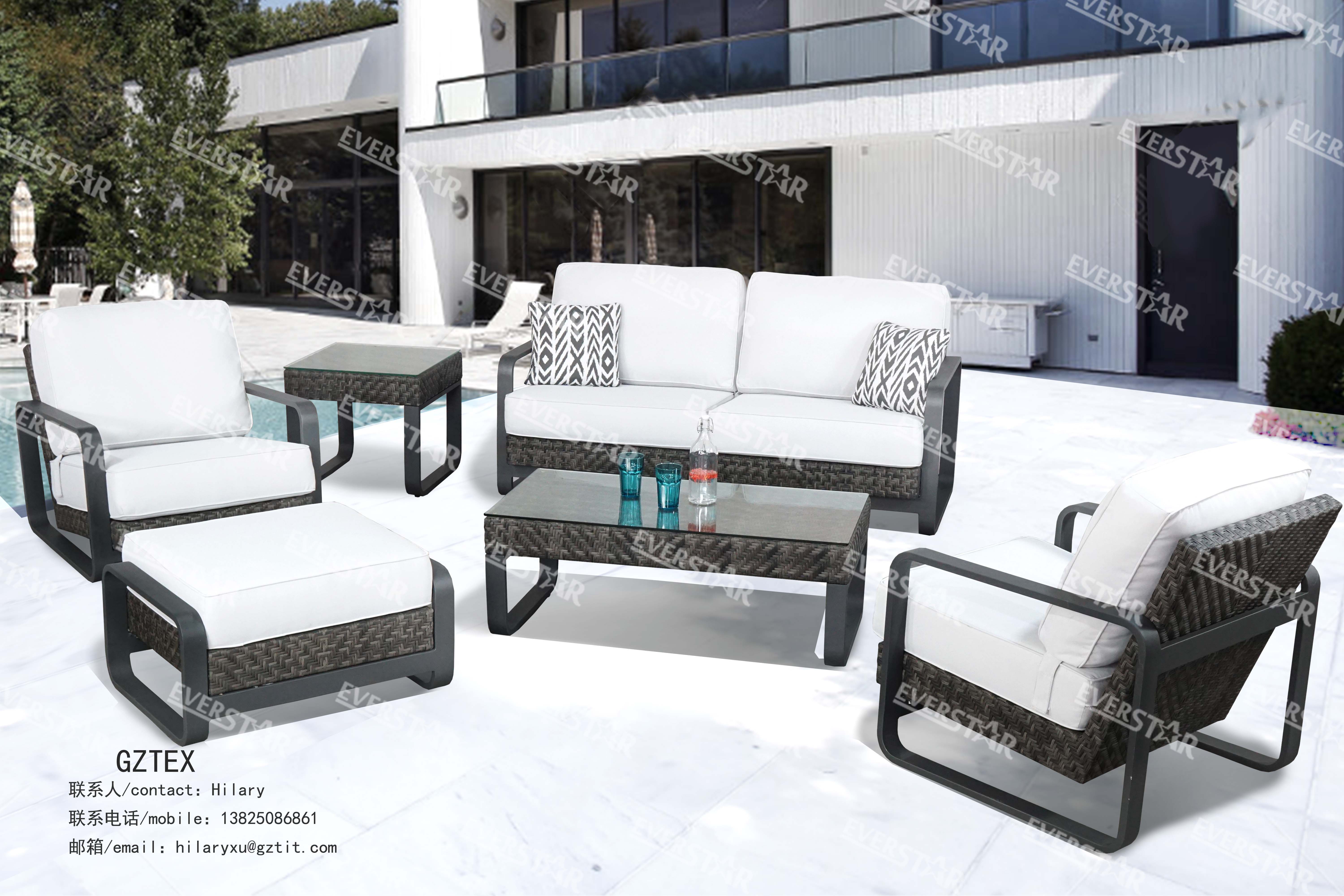 Outdoor Aluminum Resin Wicker Furniture