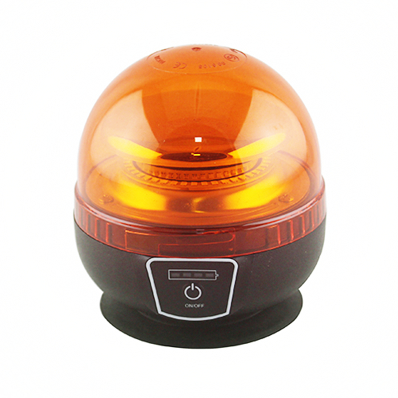 Rechargeable LED warning Light Beacon Light with Magnet R65 Approval