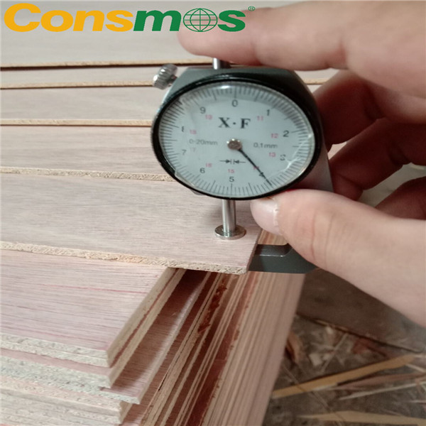 Commercial plywood with secondary pressing