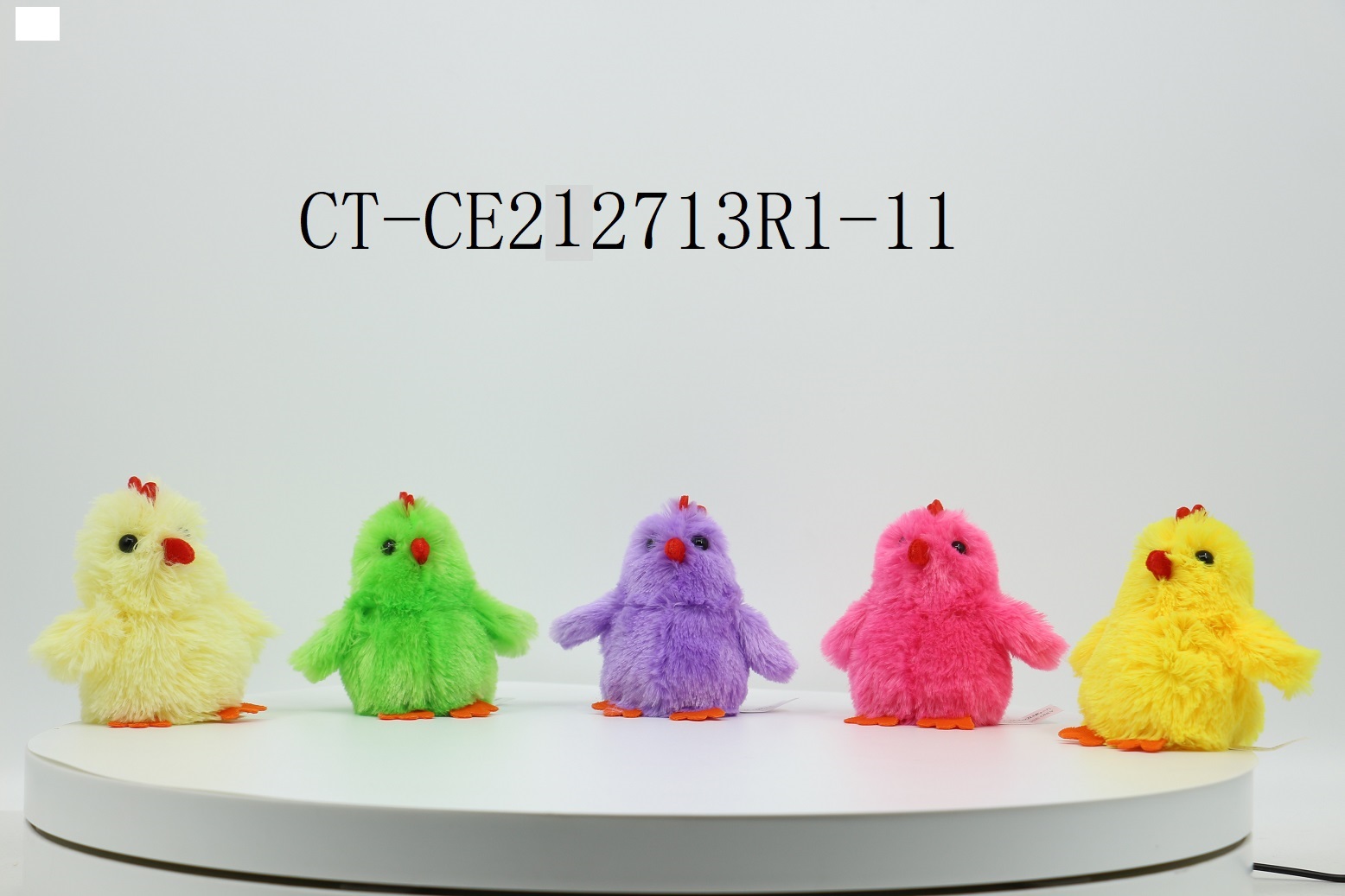 plush easter chicks