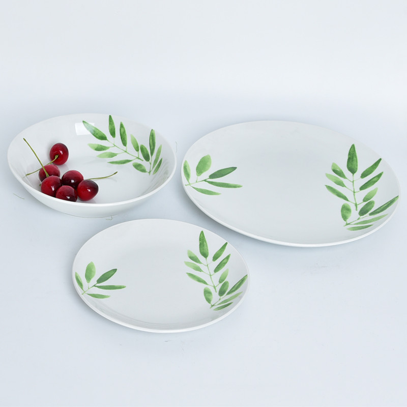 18pcs cooper shape dinner set