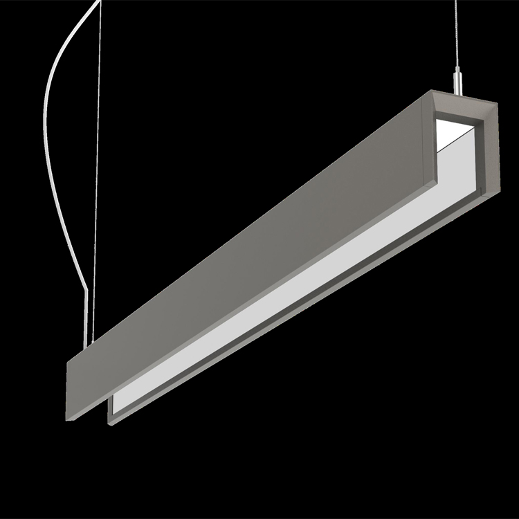 Aluminum square Chandelier