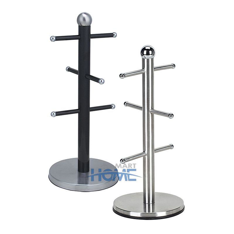 Stainless Steel Mug Tree Kitchen Cup Holder Table Stand Mug Holder House Tool Accessories