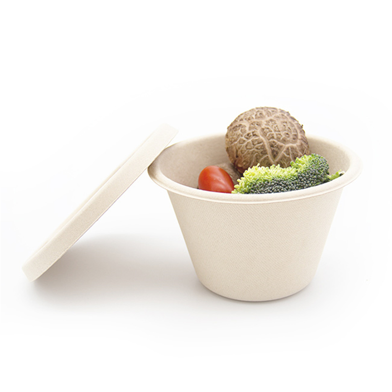 Disposable bamboo fiber bowl biodegradable environmentally friendly best-selling bowl