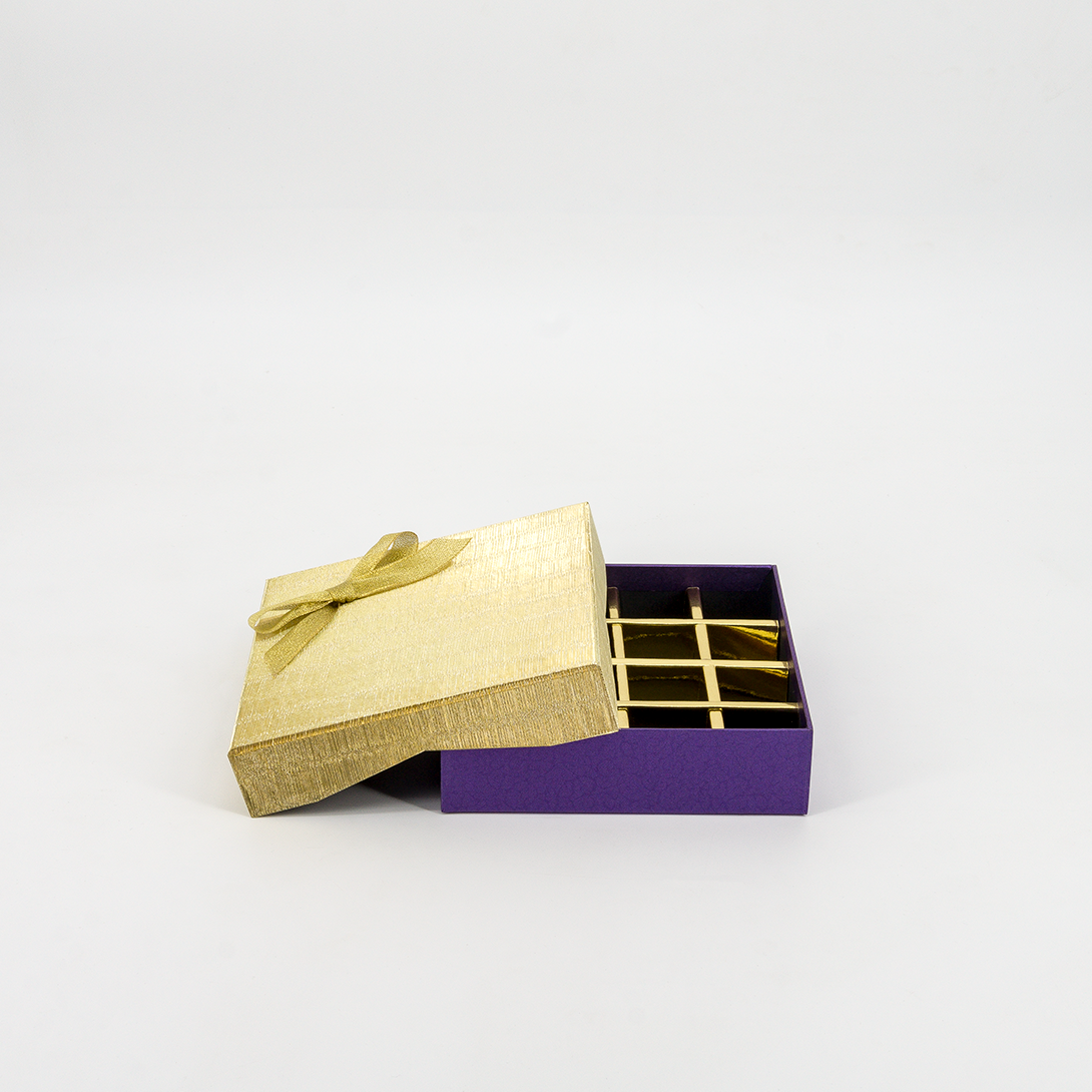 Square Chocolate Candy Food Gift Box 1 pc