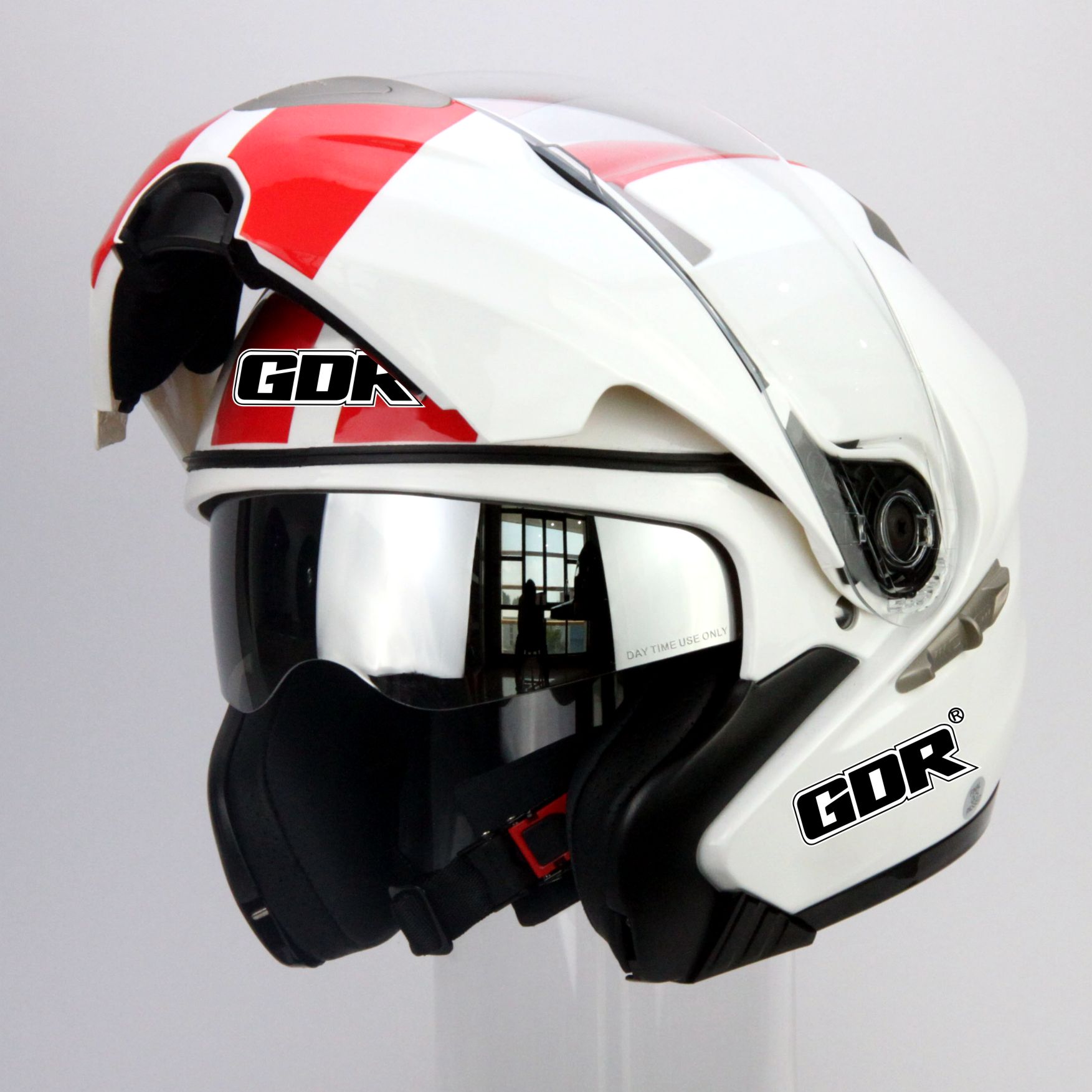 揭面头盔 DOT 双镜片头盔 组合式全盔  摩托车头盔 佳德士摩托车揭面双镜片头盔