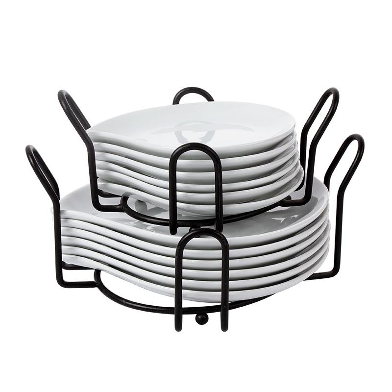 S/14 6pcs S# Plate With Rack & 6pcs L# Plate With Rack