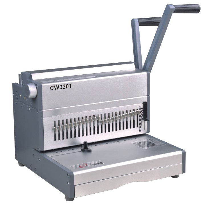 Double wire book binding machine CW330T