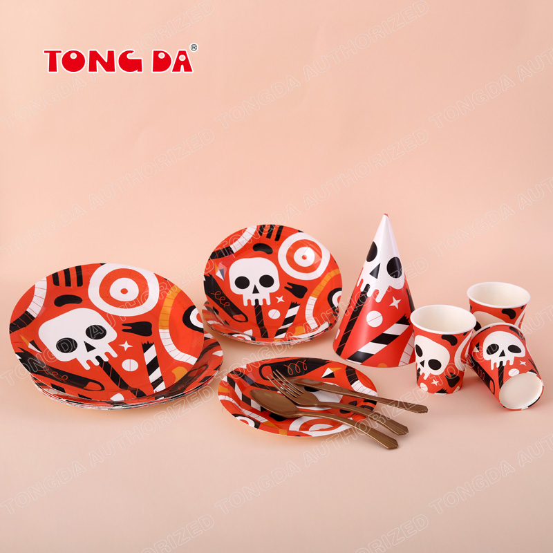 Children and adults theme birthday party dinner plate cake table disposable supplies set decoration