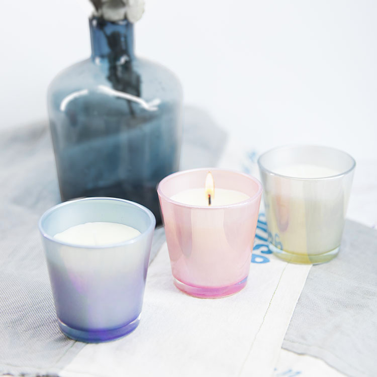 Candle holder soy wax scented candle glass candle jar